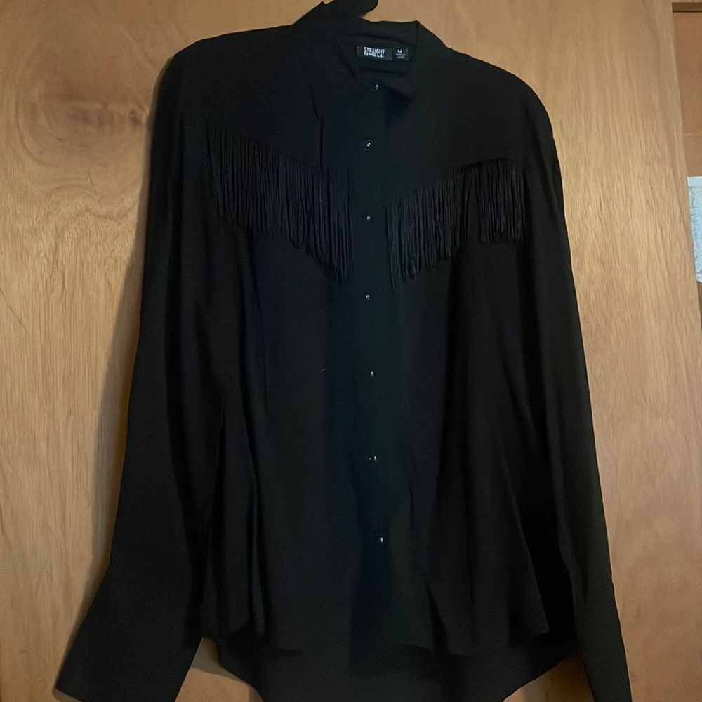 Straight to Hell long sleeve western button up